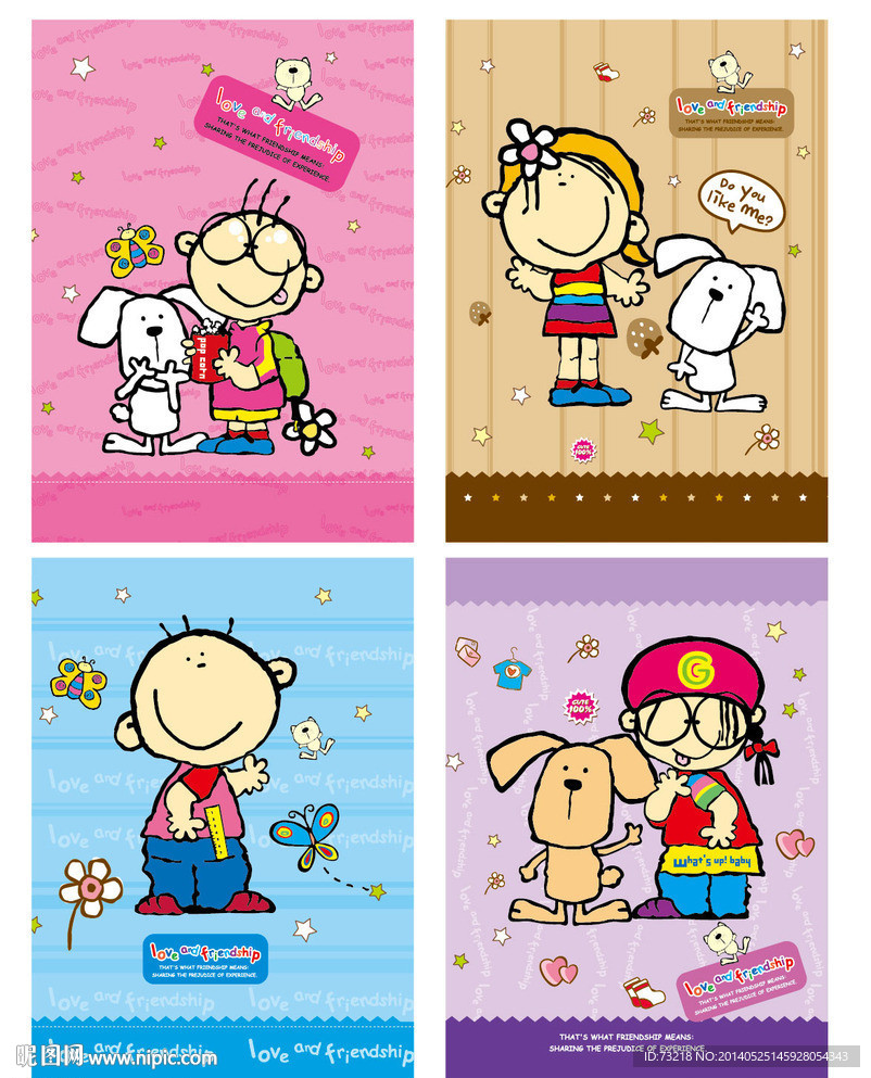 韩版可爱卡通本本