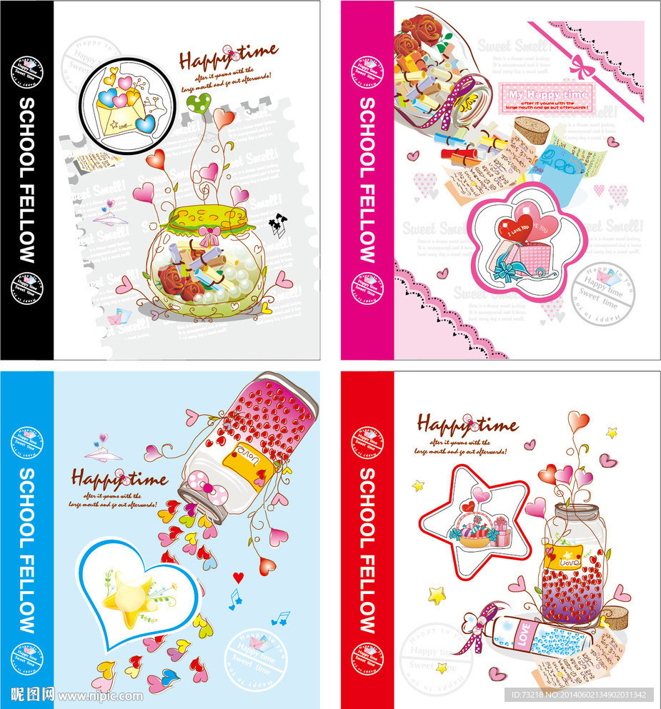 韩版许愿瓶本本封面