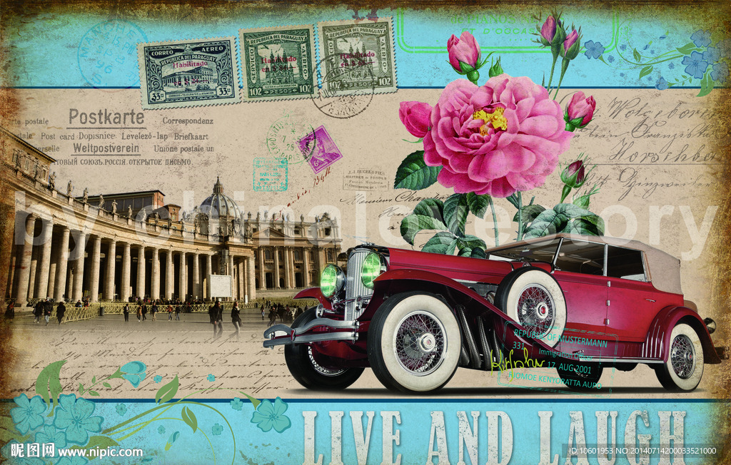 欧美风格装饰画