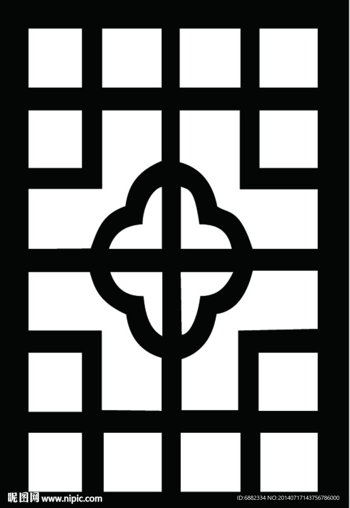 雕花矢量素材图片