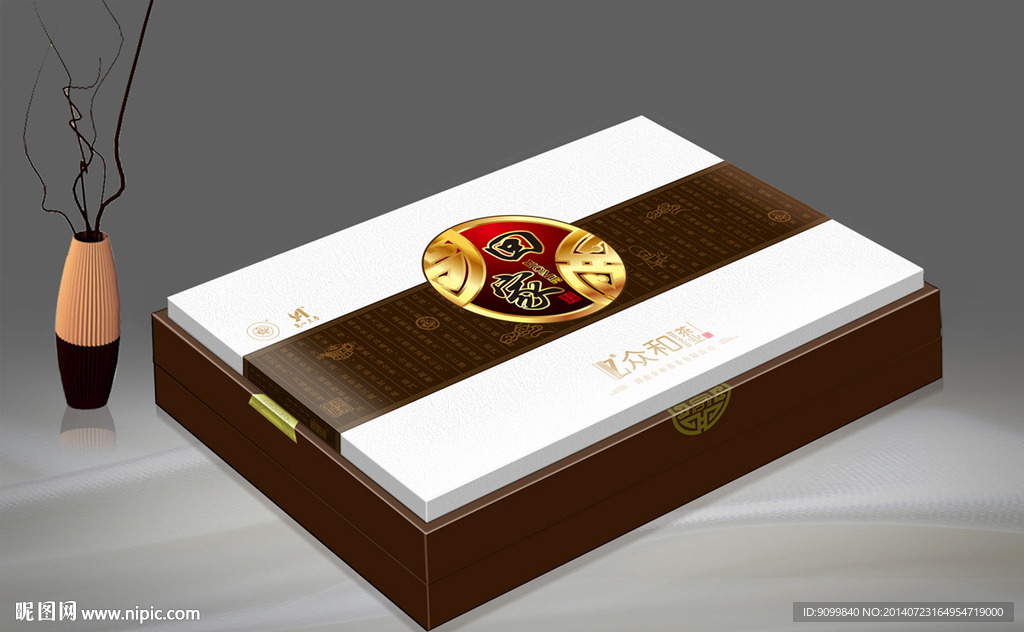 茶包装展开平面图