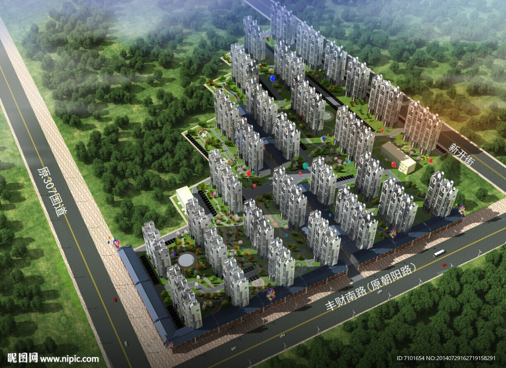 徽派小区 小高层