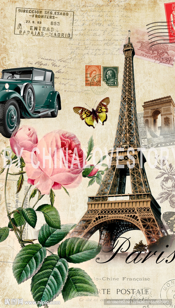 欧美风格装饰画