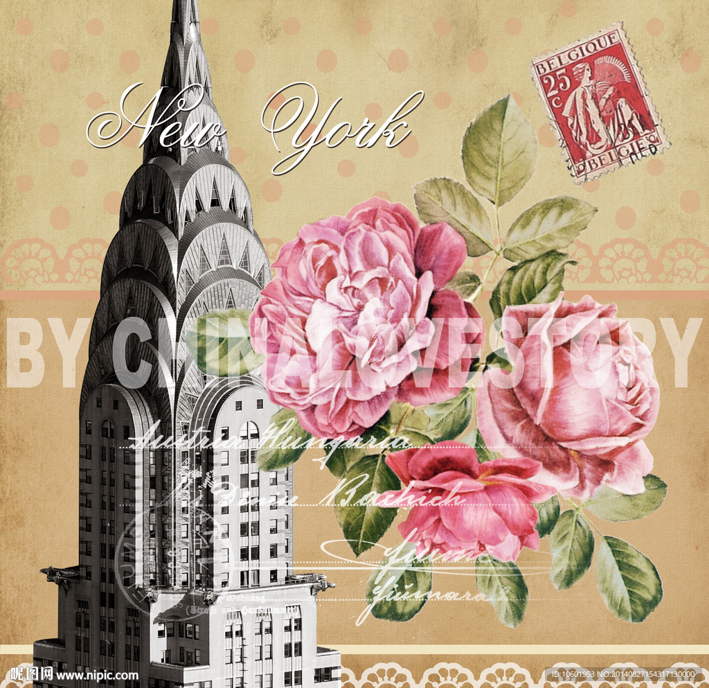 欧美风格装饰画