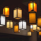 中式灯笼营造温馨氛围