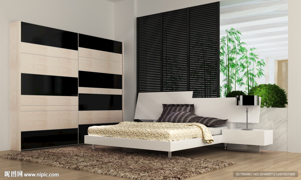 卧室家居效果图