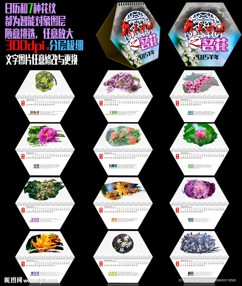 大美中国之名花