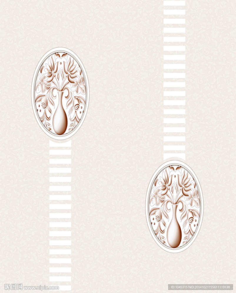 移门 花瓶 木雕纹