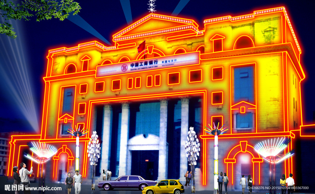 街道亮化 节日亮化 门面亮化