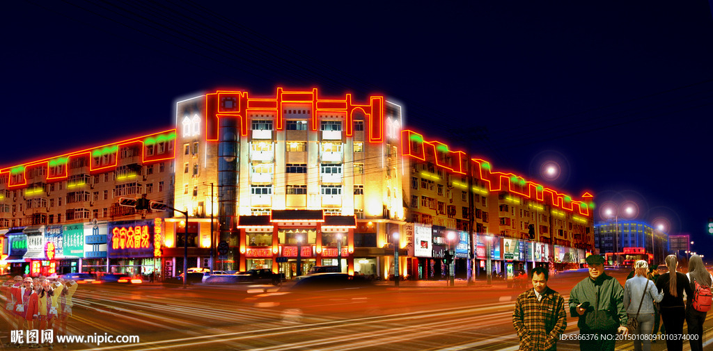 亮化 LED 楼宇灯光 街道亮