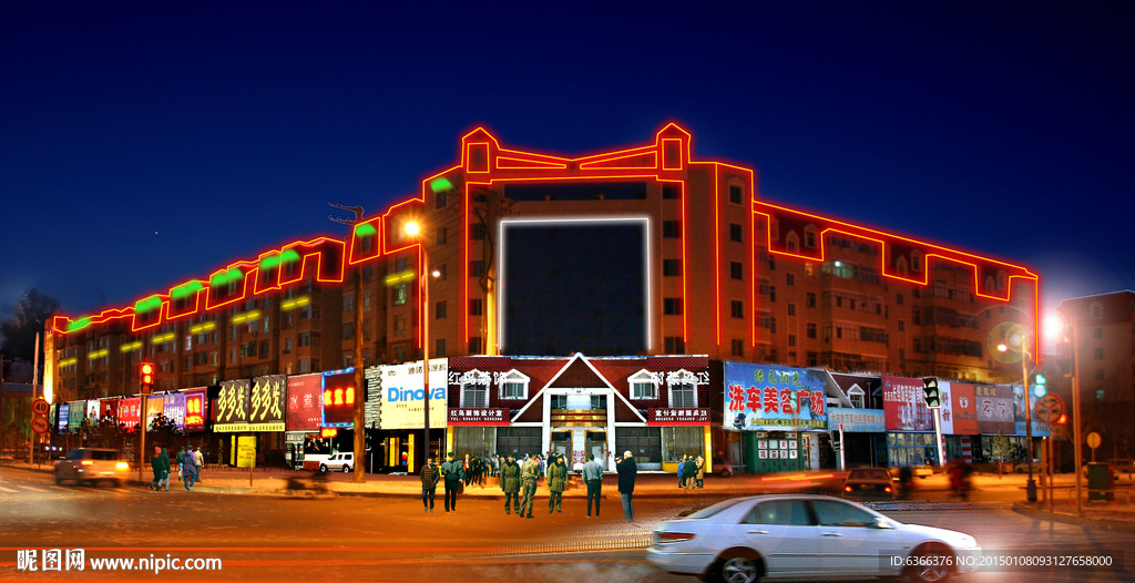 亮化 LED 楼宇灯光 街道亮