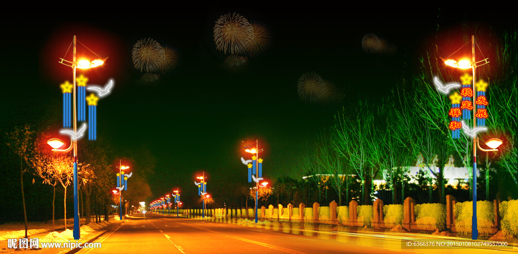 亮化 LED 楼宇灯光 街道亮