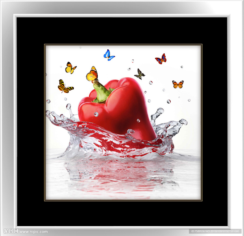 新鲜水果餐厅装饰画