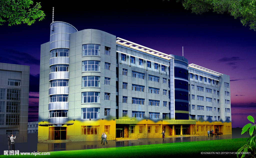 亮化 大庆 龙凤区 人大办公楼