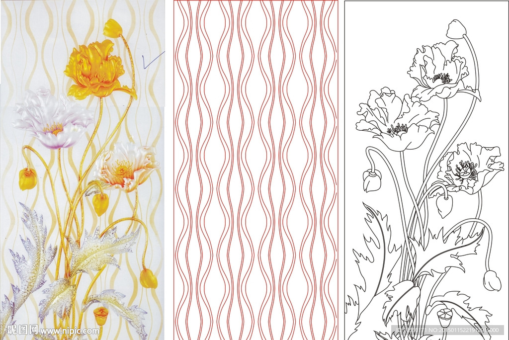 艺术玻璃 （注路径未闭合）