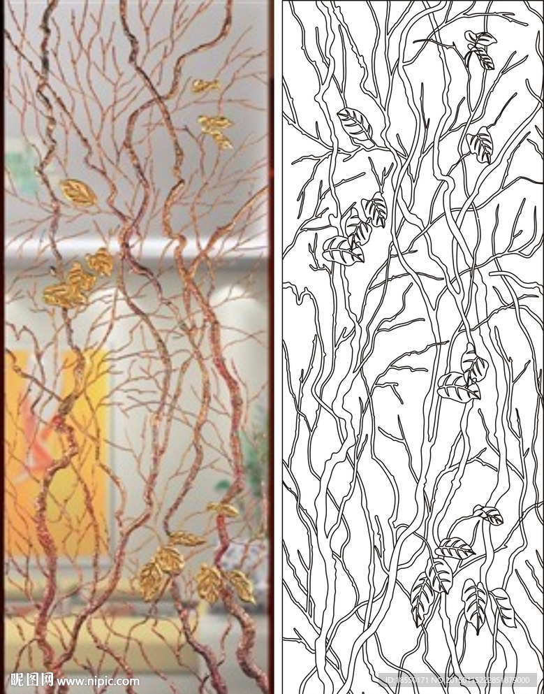 艺术玻璃 （注路径未闭合）