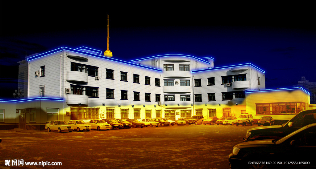 亮化 大庆 萨尔图区 办公楼