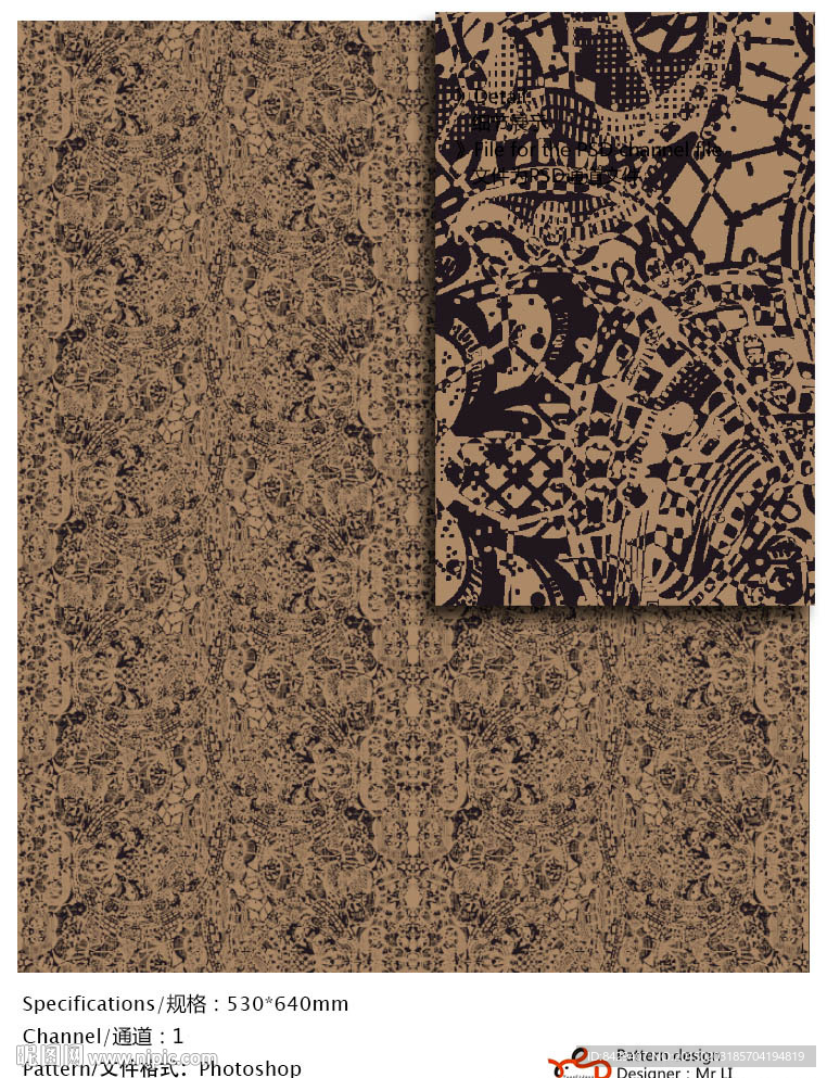 欧式花纹 墙纸布艺 通道分色