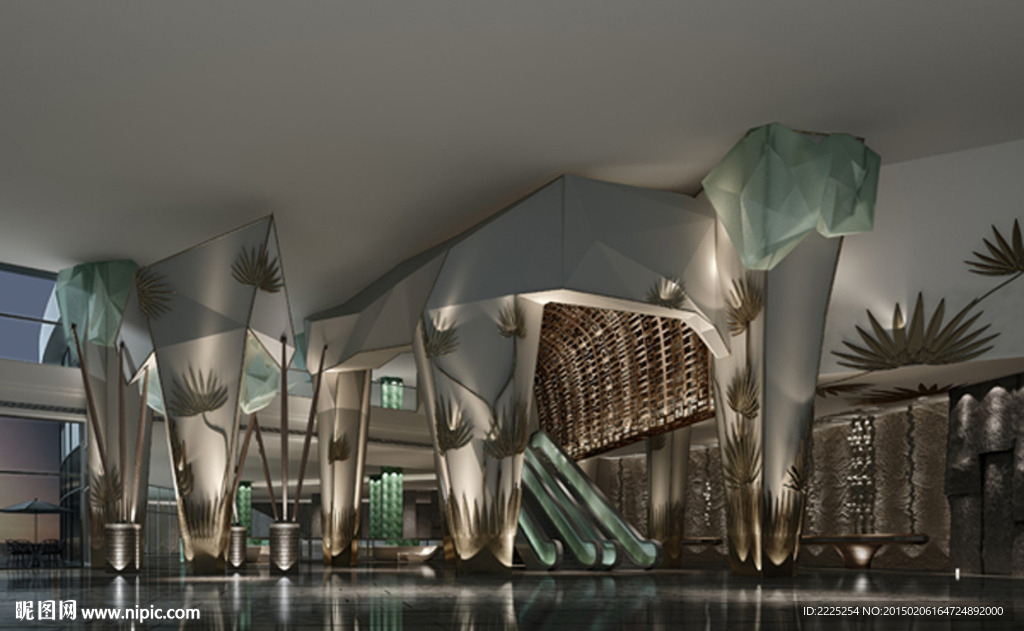 商场内部效果图