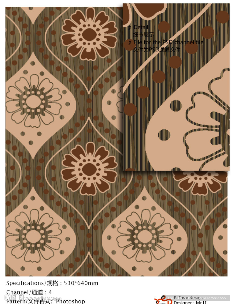 欧式花纹 墙纸布艺 通道分色