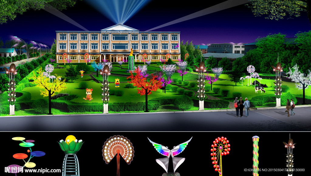 春节灯展 元宵节灯展 节日亮化