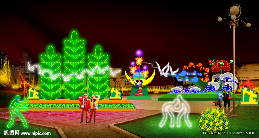 春节灯展 元宵节灯展 节日亮化