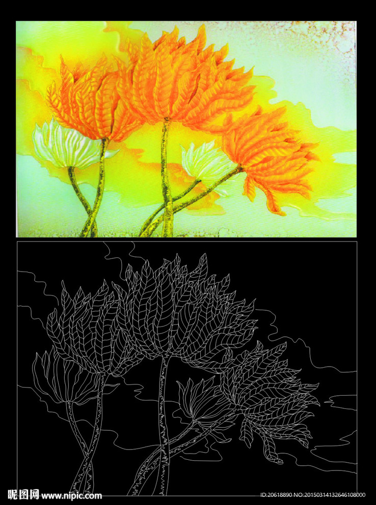 树叶子金玉满堂