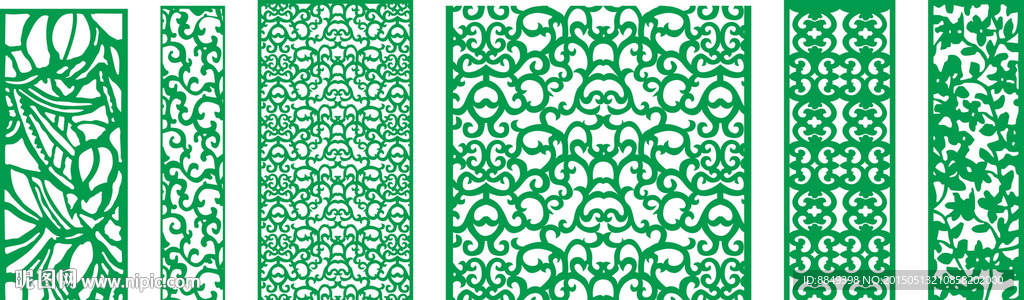 镂空雕花 雕花矢量素材