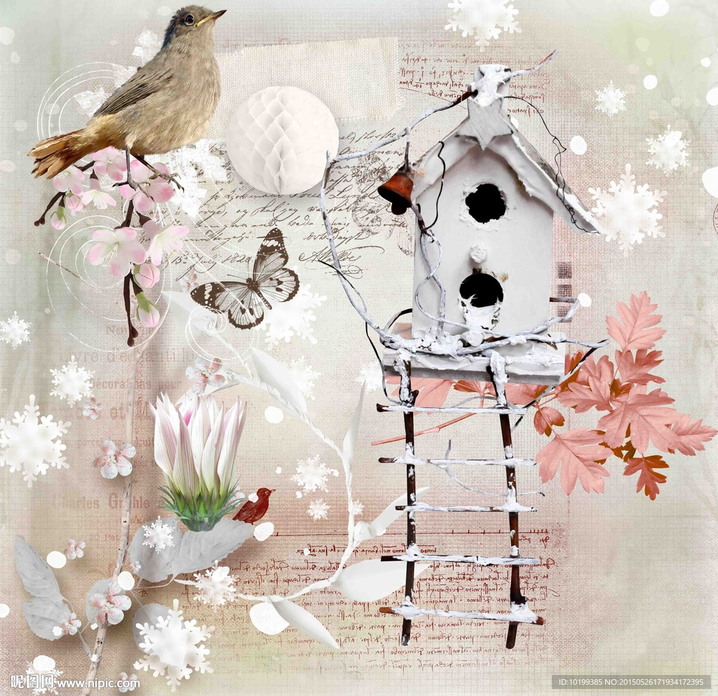 鸟巢 复古 田园