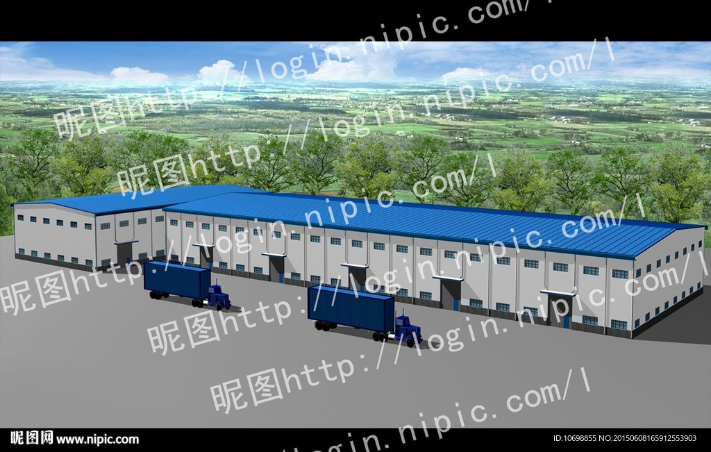 厂房车间效果图