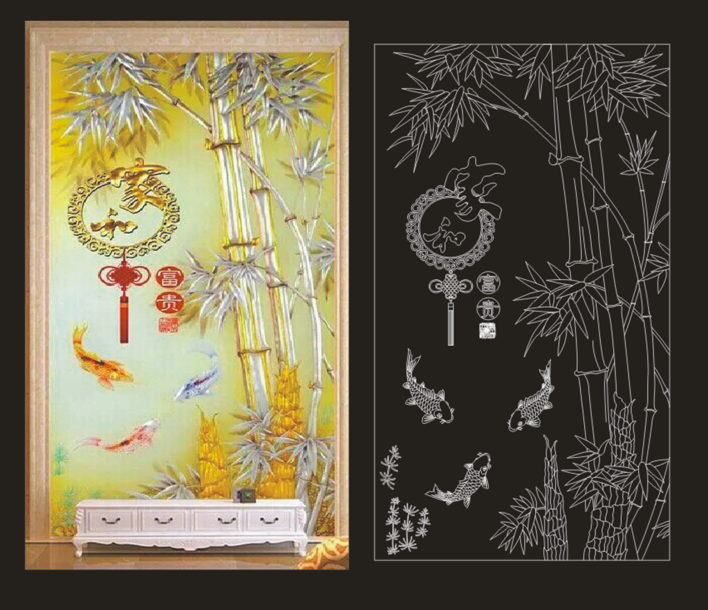 家和富贵 竹子鱼