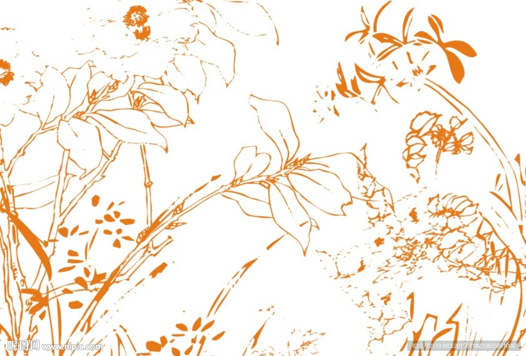 珍花秀草 中国古画