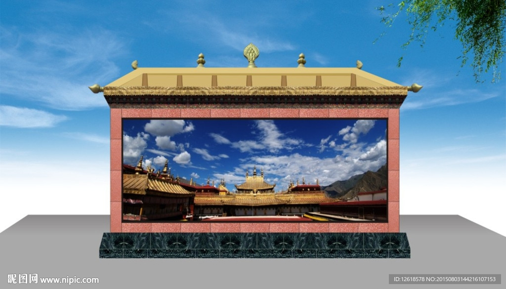 立体led显示效果图