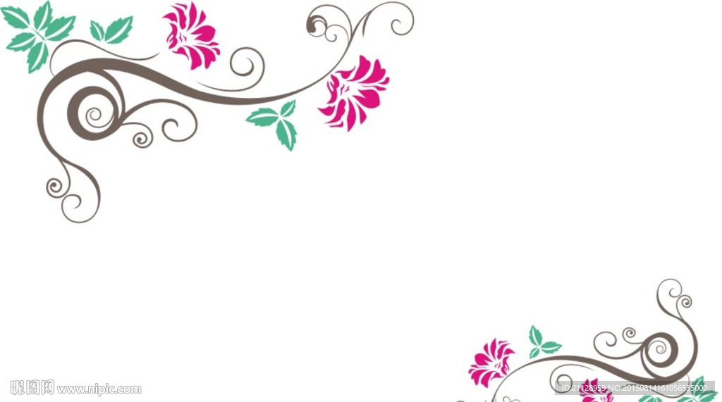 刻花 矢量花纹 雕花 硅藻泥