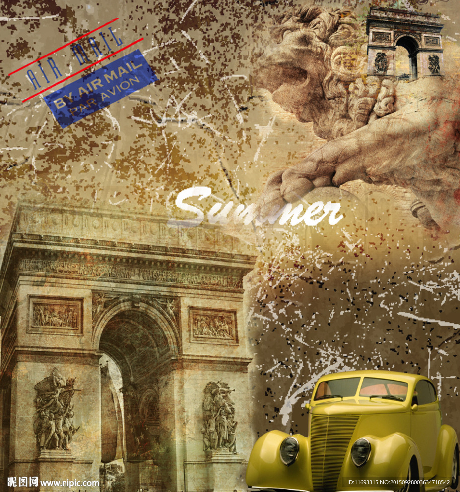 凯旋门欧美建筑