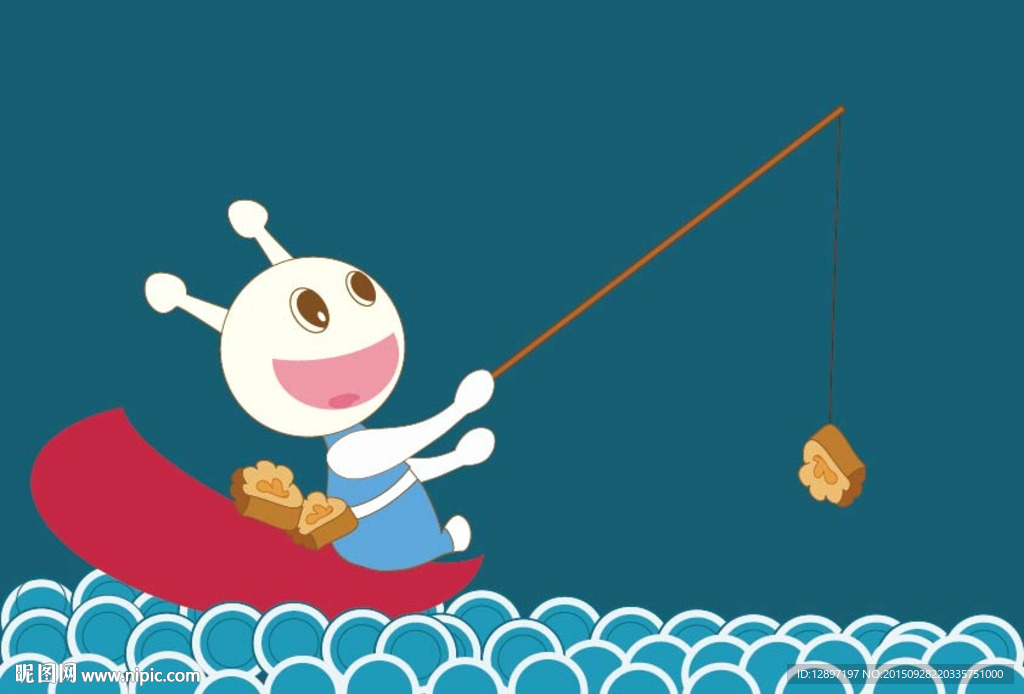 吃货星人-中秋钓月