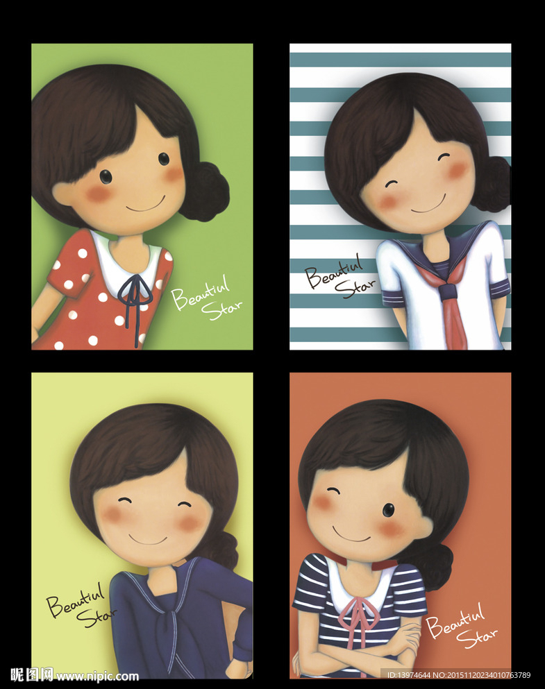 可爱韩国女孩封面