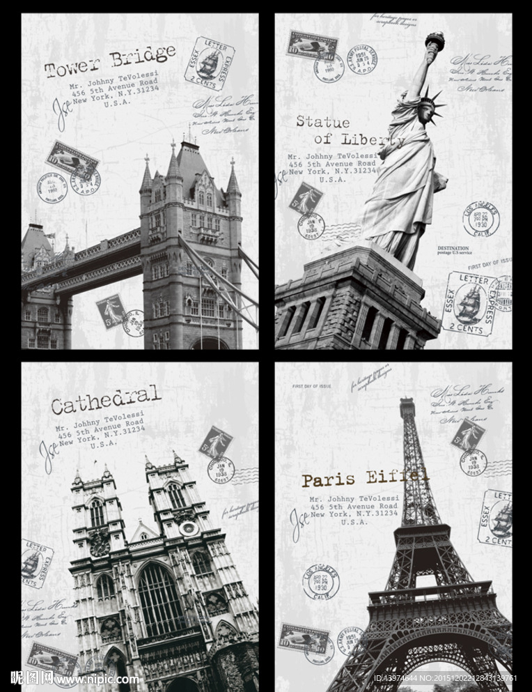 欧洲名建筑本子