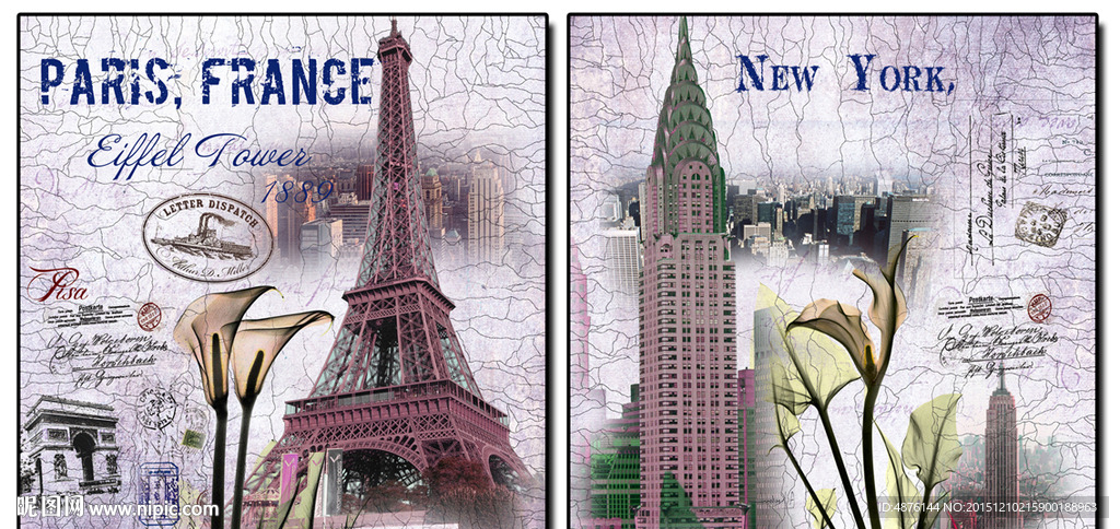 欧式风格装饰画