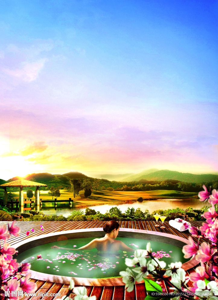 温泉地产报广分层