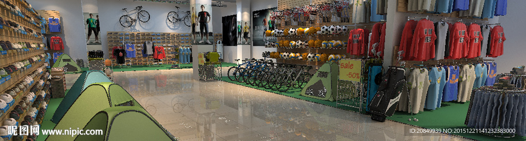 运动专卖店动画