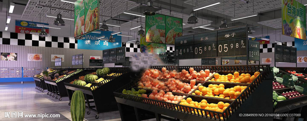 菜市场超市