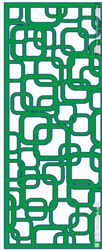 中式镂空花纹 雕花 窗花 通花