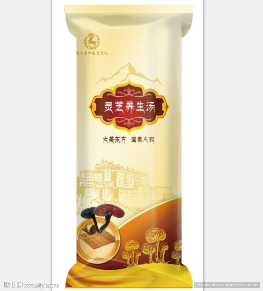 灵芝养生汤平面图