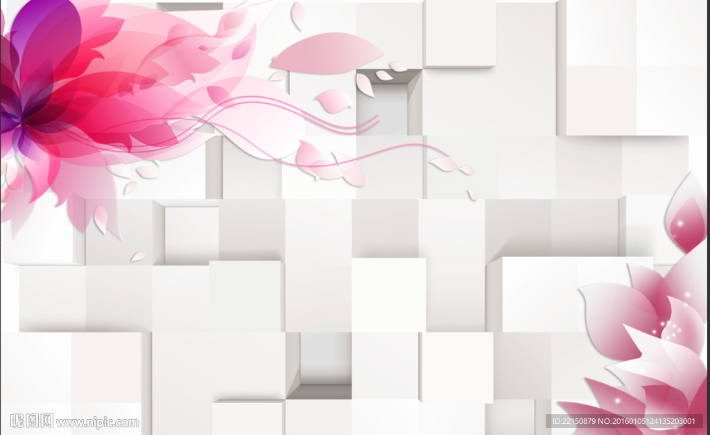 3D梦幻背景墙图片