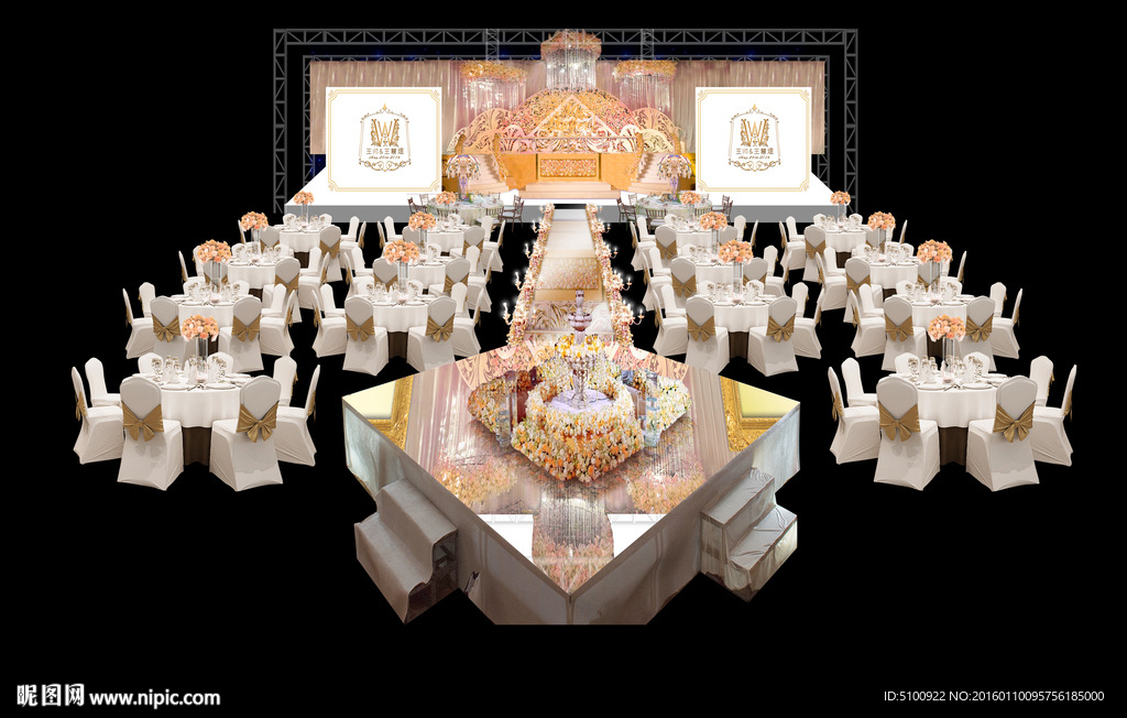 奢华宫廷主题婚礼