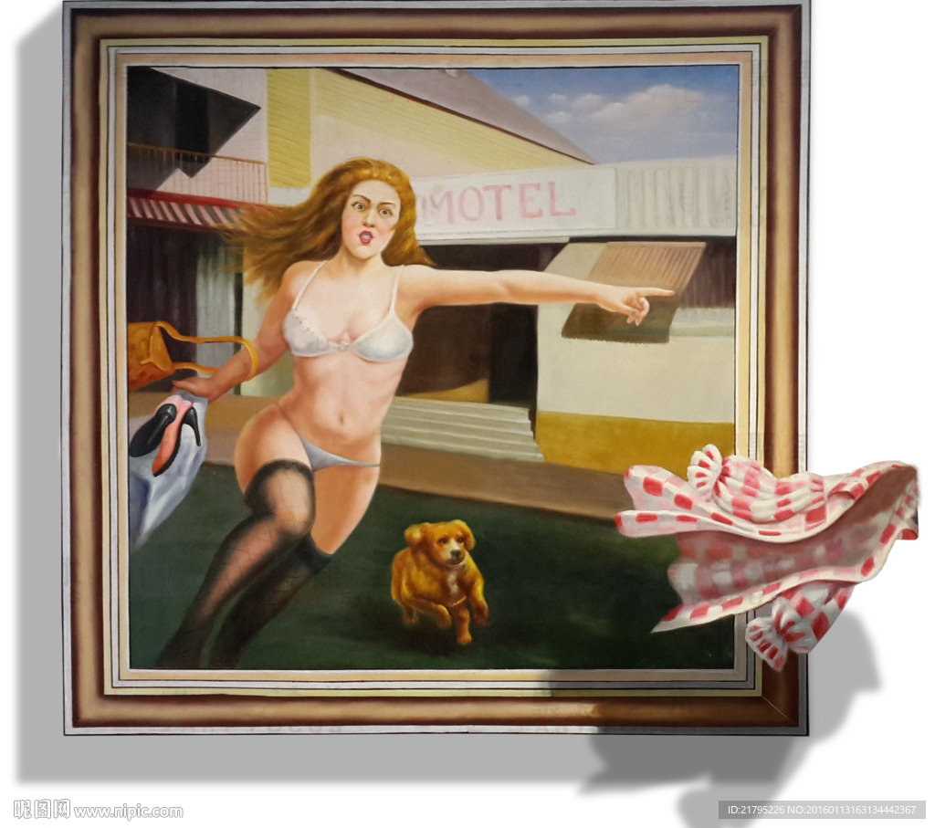 3D立体画 还我衣服