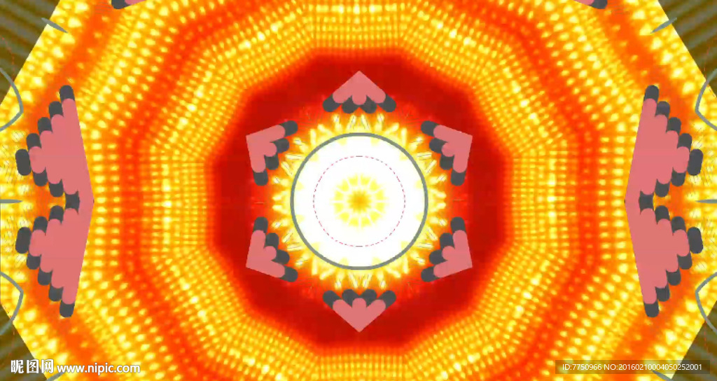 极品动感图像变动夜店led背景