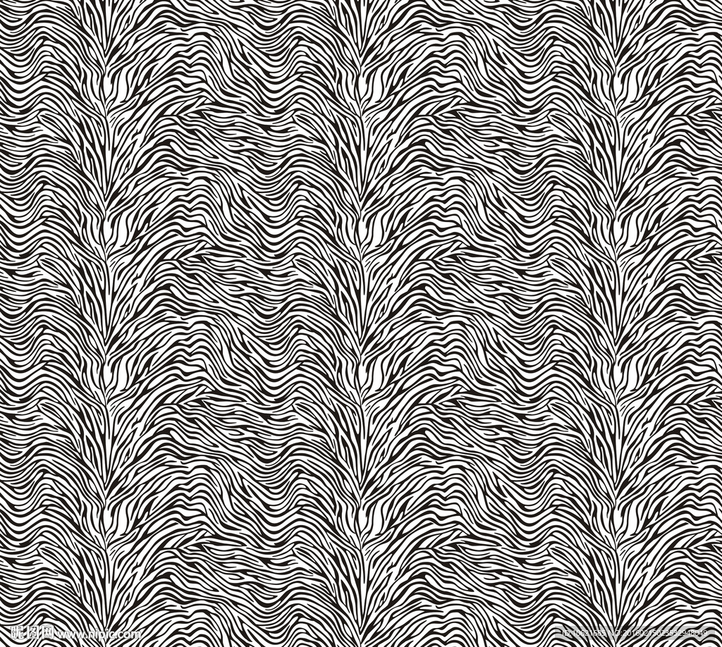 斑马纹矢量图