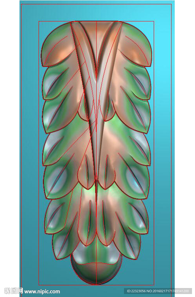 欧式洋花门花柱头罗马柱精雕灰度